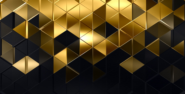 Gold-Black Background by AS_100 | VideoHive
